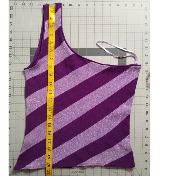 Buffalo David Bitton One Shoulder Striped Top - Picture 6 of 9